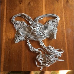 Indah ROH Sumai top in silver size Medium